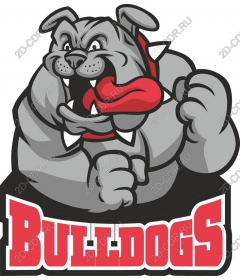 The Ferocious Bulldog Mascot