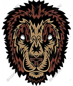  The majestic snout of a lion