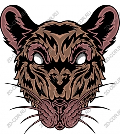  Fierce animal face