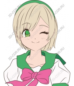  A fun character with a green bow