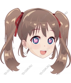  Charming animated character's face