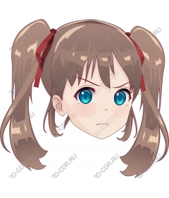 Expressive character with plaits
