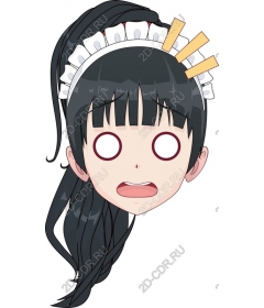  Stylized cartoon character and