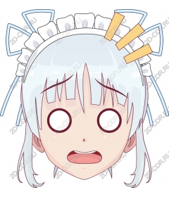Surprised Anime girl
