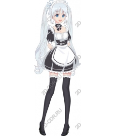  Charming anime maid