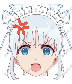 Evil Kawaii Anime Character