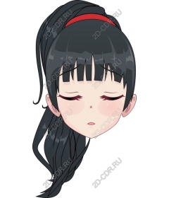 Relaxed female character