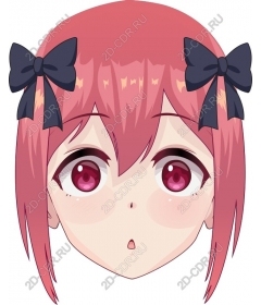  Cute character with pink hair