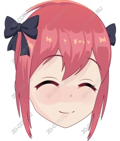  Cute character with pink hair