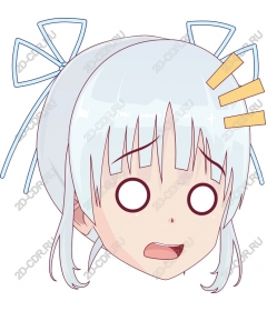  Surprised anime character