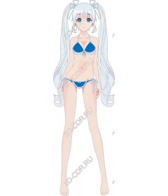  The character in blue bikini