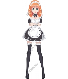  Charming anime maid