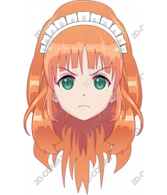  Anime-maid (orange hair)
