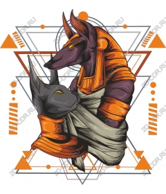 The Egyptian gods: Anubis and Bastet