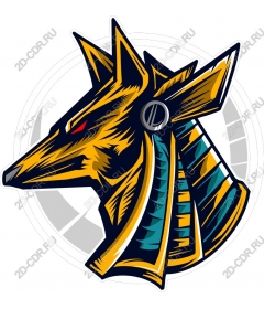 Anubis — a stylized ancient Egyptian God