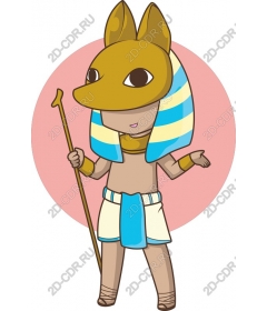  Charming mask of Anubis