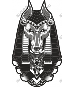 Anubis graphics inspired by Ancient Egypt