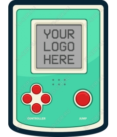 Portable game controller in retro style