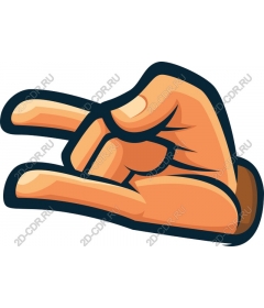 Playful hand gesture