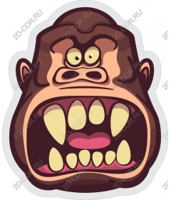  Cartoon gorilla