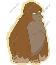  Cartoon gorilla