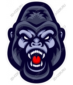  Ferocious gorilla