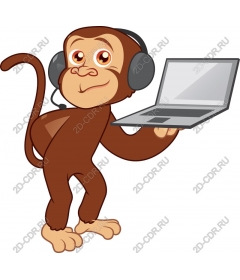  Tech-savvy monkey