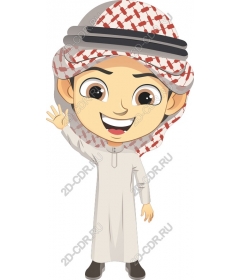  Charming boy in traditional clothing