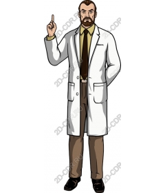  Confident man-a scientist