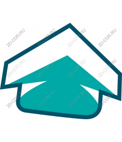 Turquoise arrow