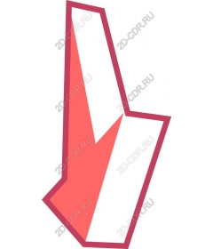 Stylish arrow up