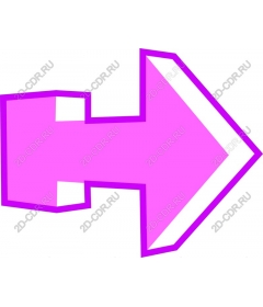  Bright pink arrow-pointer
