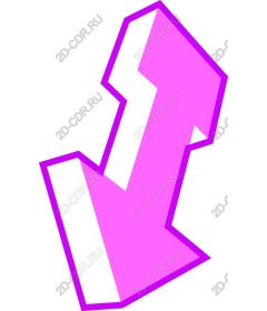 Pink Lightning Arrow