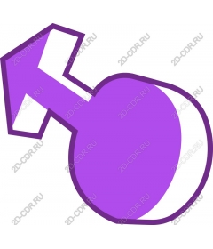 A vivid symbol male sex