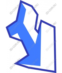 Stylized letter Y