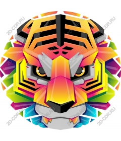  Colorful tiger