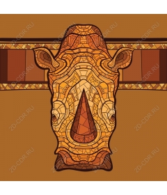Mosaic Rhino