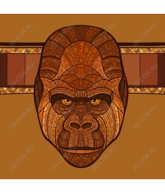 Mosaic gorilla