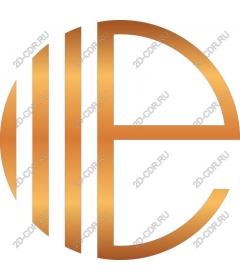 Monogram "Golden circle"