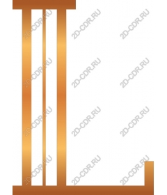 Gold letter L