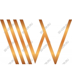  Elegant gold W