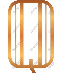  Elegant gold letter Q