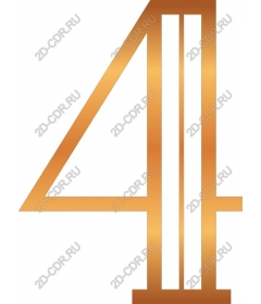  Elegant gold figure 4