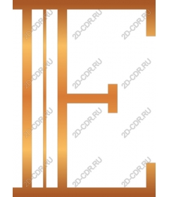  Elegant gold letter E