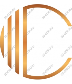  Elegant logo with Golden letter C