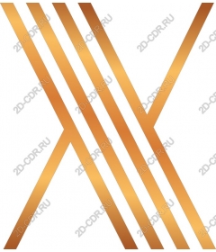 Gold stripes