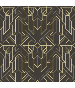  Elegant geometric pattern of gold lines