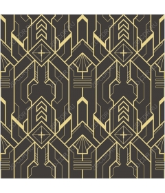 Gold and black geometric pattern