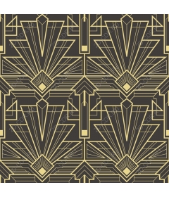 Seamless geometric pattern in art Deco style