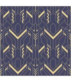 Geometric pattern dark blue and Golden colors